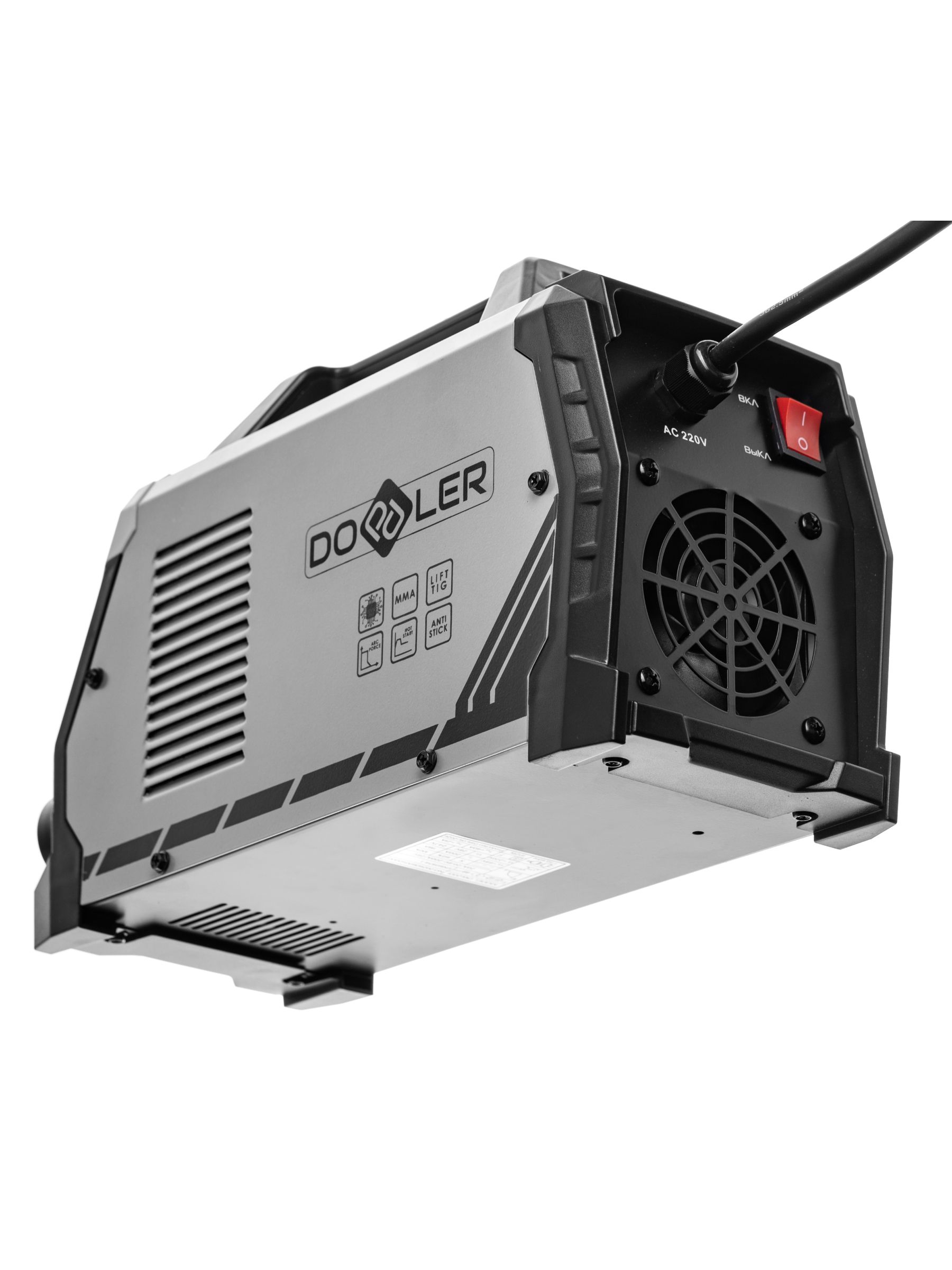 Сварочный аппарат инверторный DOPPLER DW200I 200 А, 1.6-4 мм, ЖК экран — фото 3